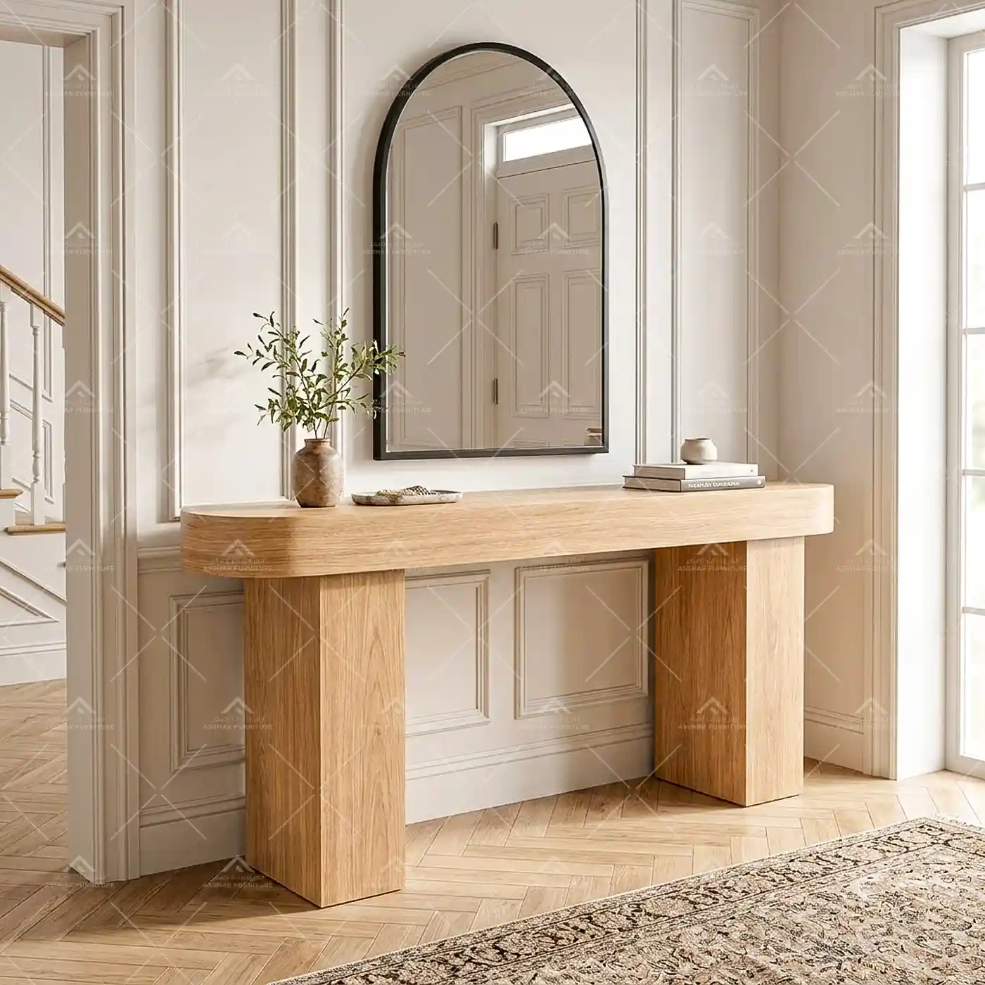 CurvCraft Console Table