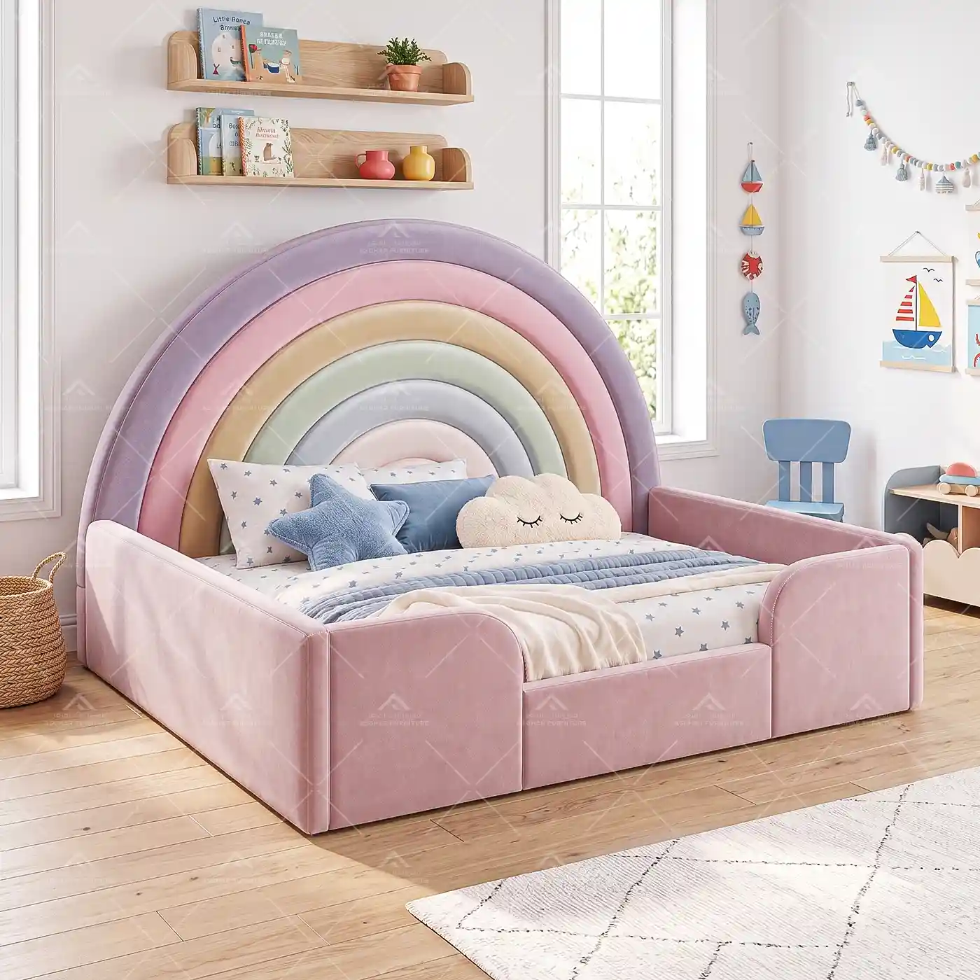 RainbowGuard Kids Bed