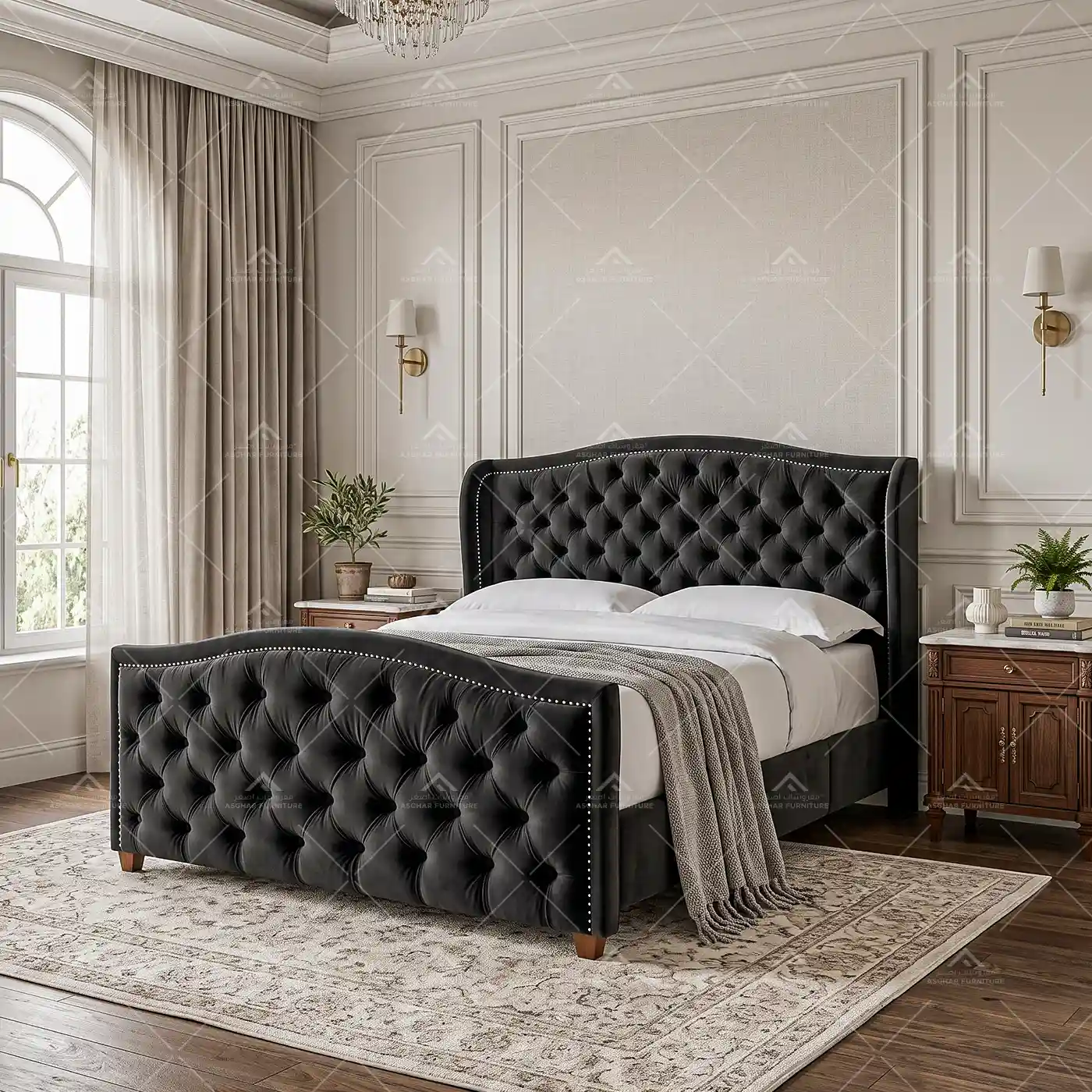 Estella Premium Tufted Bed - Combo Deal