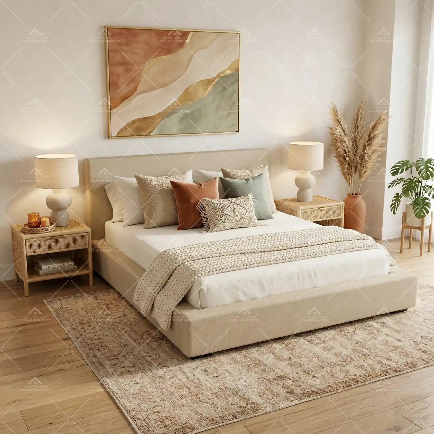 McKenna Platform Bed with Free Mattress