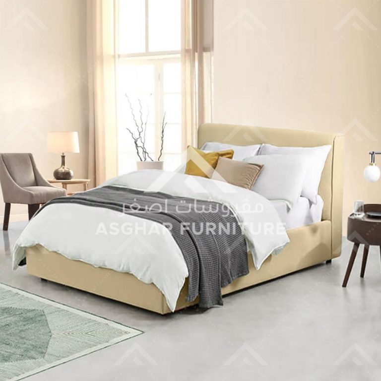 White contemporary deals bed