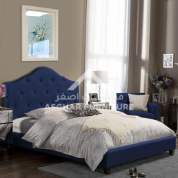 Noida Scalloped Prime Bed Blue