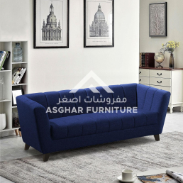 Rhosyn Monarch Tufted Sofa Blue