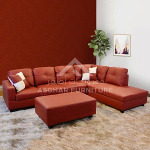 Rosina Sectional Sofa Red