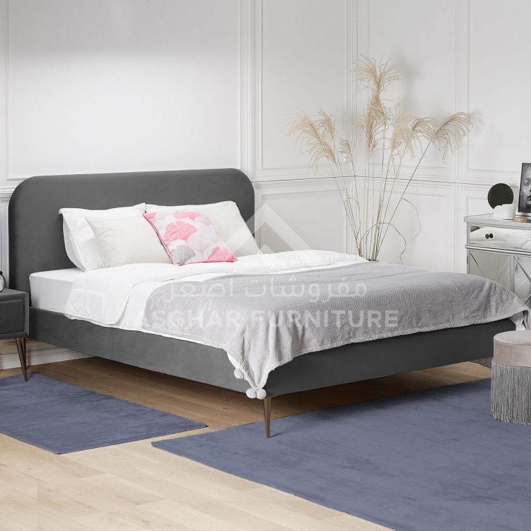 Velvet bed online frame full