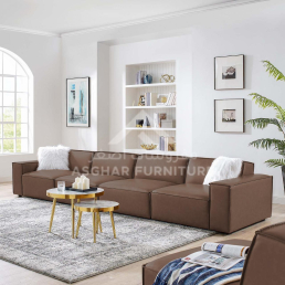 Boulevard Upholstered Sofa Brown