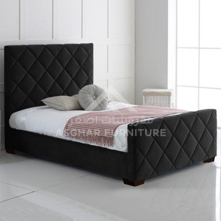 Velvet bed frame deals king