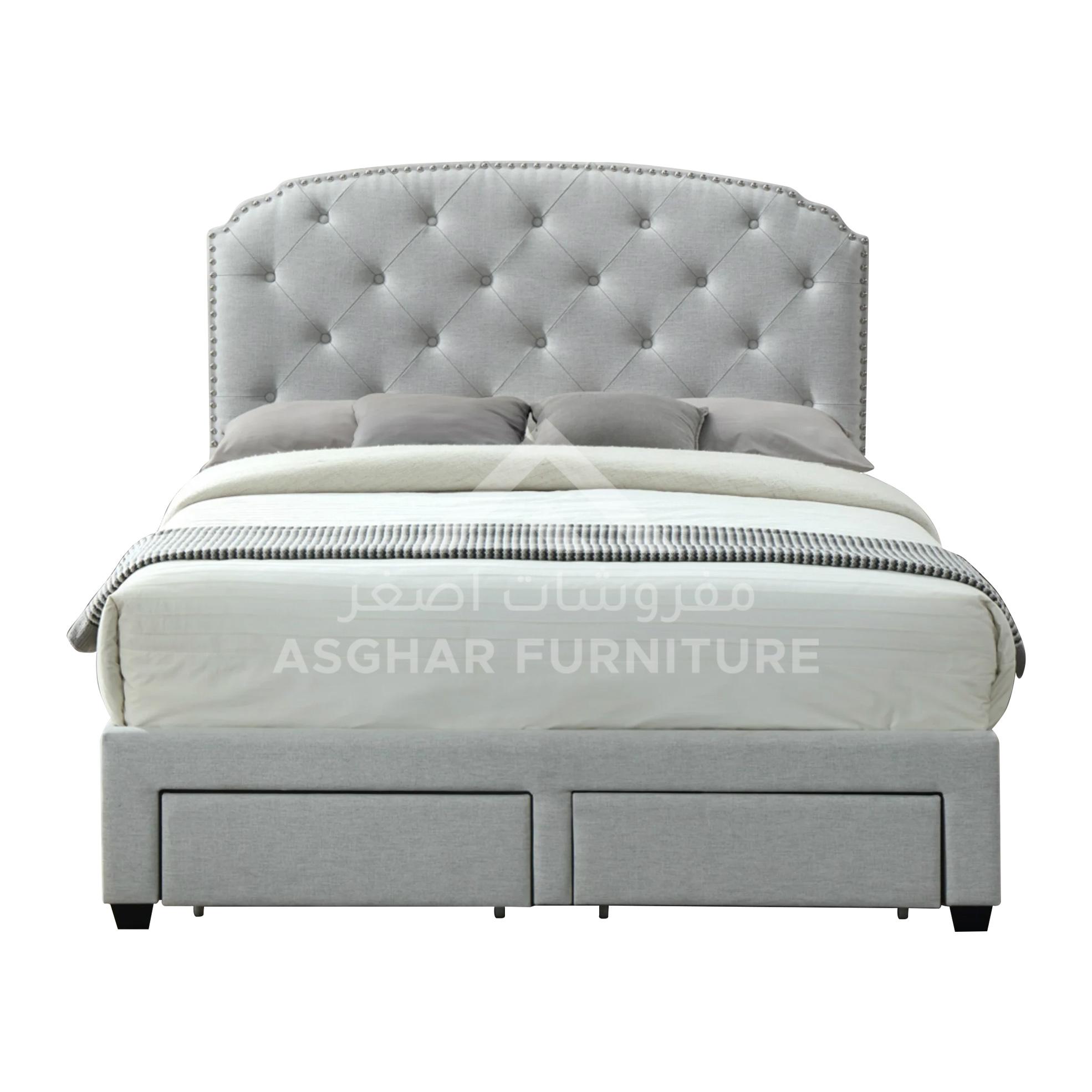 Channel Upholstered Bed - Asghar Furniture: Shop Online Home Furniture  Across UAE - Dubai, Abu Dhabi, Al Ain, Fujairah, Ras Al Khaimah, Ajman,  Sharjah.