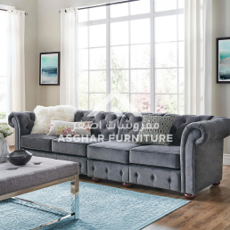 Deniz Tufted Chesterfield Sofa