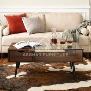 Mansel Glass Top Coffee Table