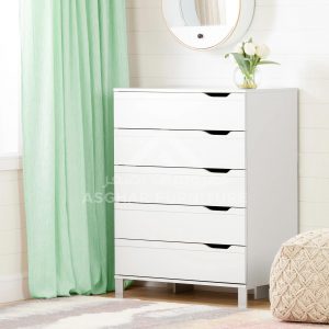 New Aria 5 Drawer Chest | Premium Bedroom Storage