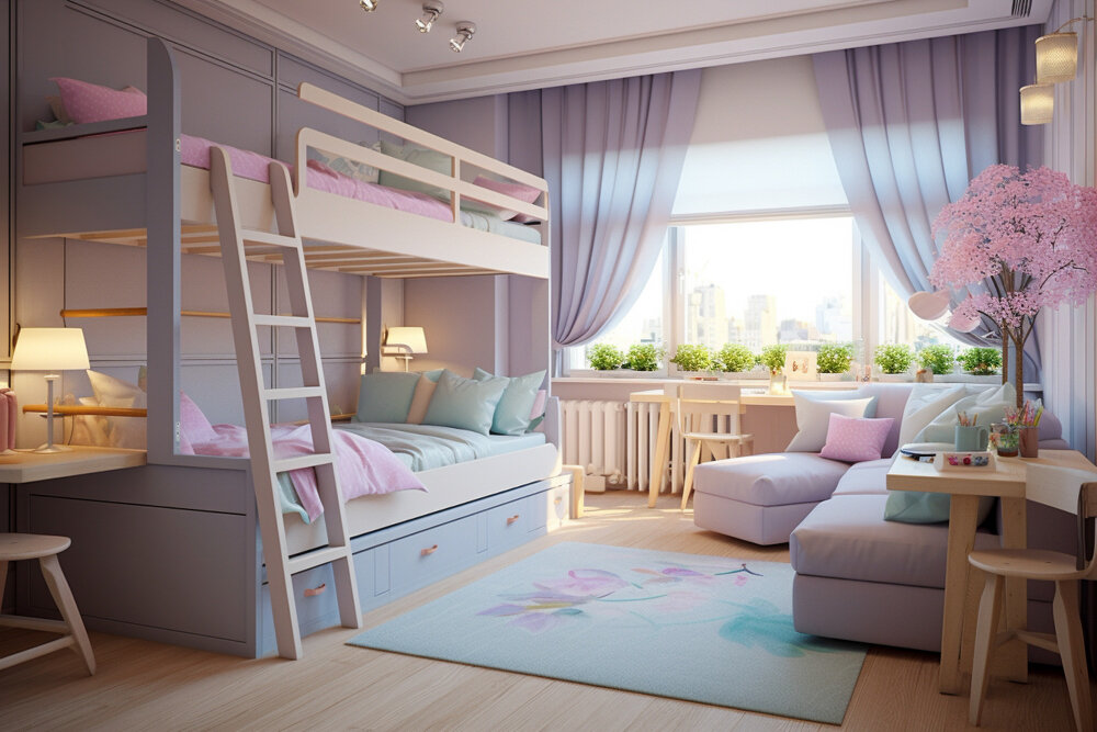 upholstered bunk beds